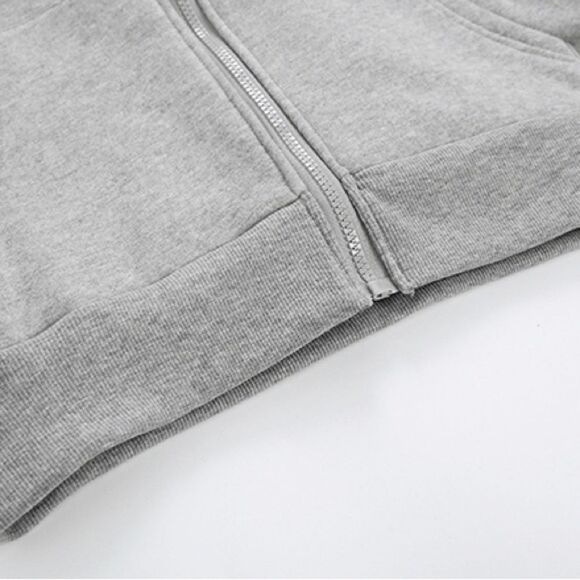 Realtakai Zip up hoodie Grey L NWT IN PACKAGE - Picture 5 of 9